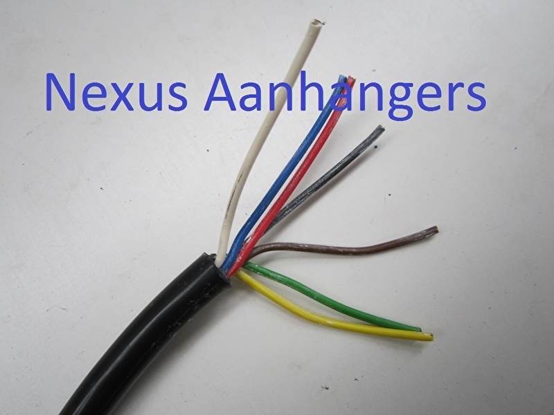 solo Voetganger eer Aanhangwagen Kabel 7 x 0.75 - Nexus Aanhangers